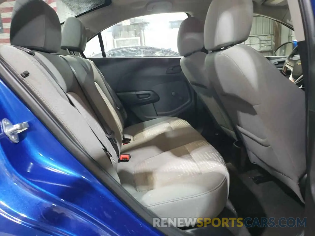 10 fotografías del automóvil dañado 1G1JB5SBXL4140461 CHEVROLET SONIC 2020