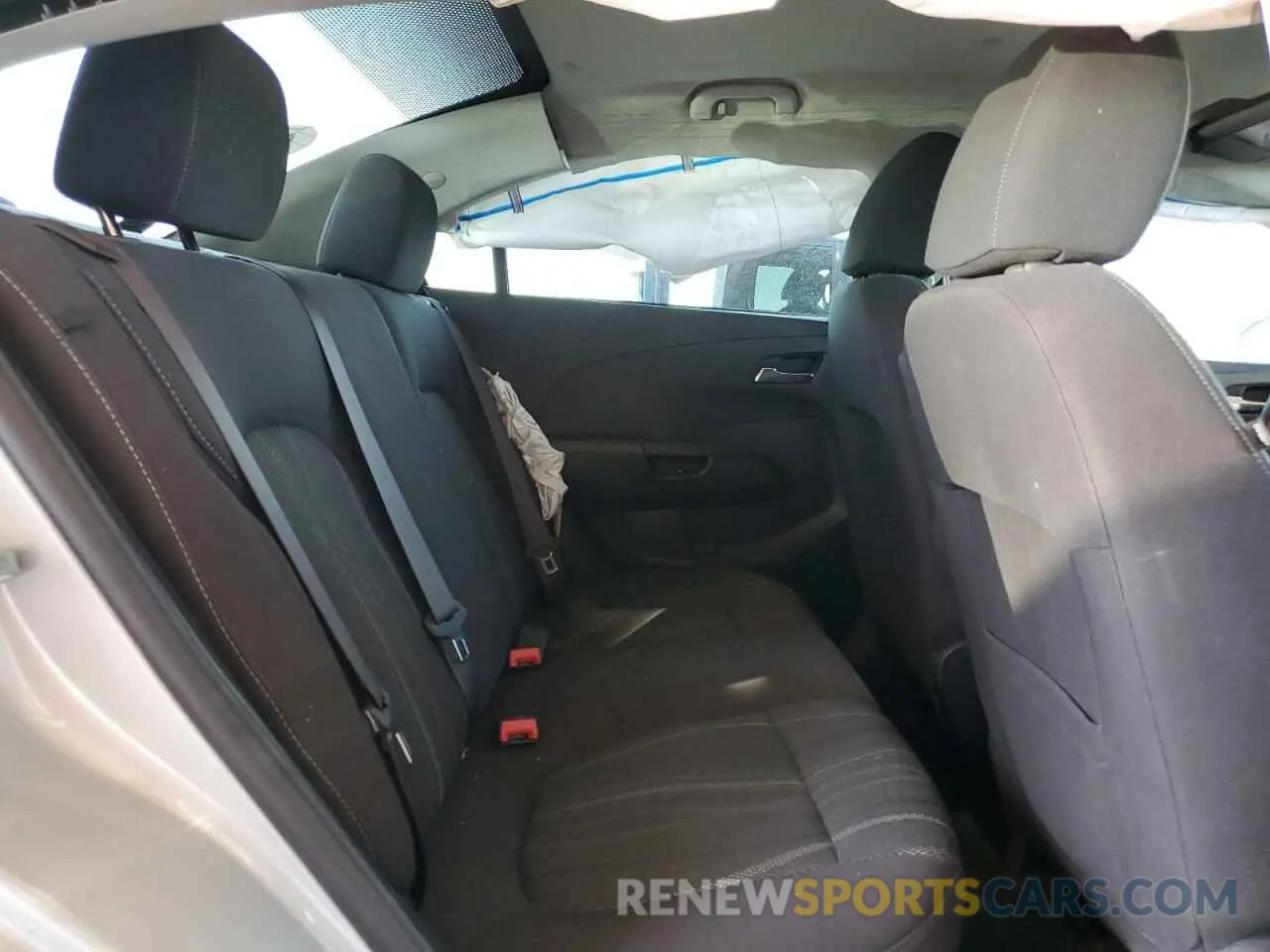 10 fotografías del automóvil dañado 1G1JD5SB1L4103874 CHEVROLET SONIC 2020