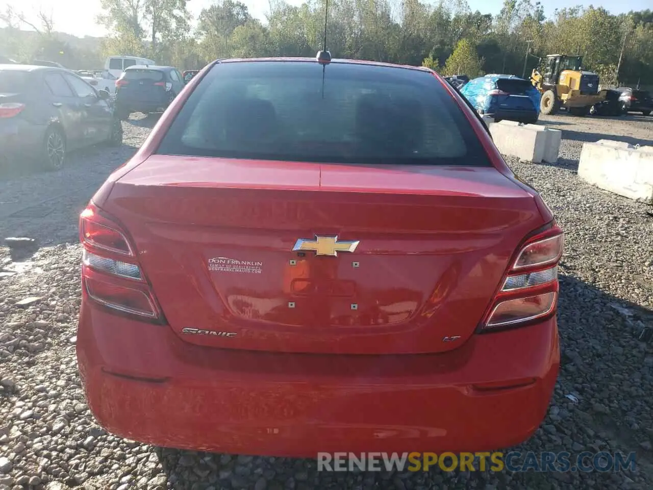 6 fotografías del automóvil dañado 1G1JD5SB1L4104524 CHEVROLET SONIC 2020