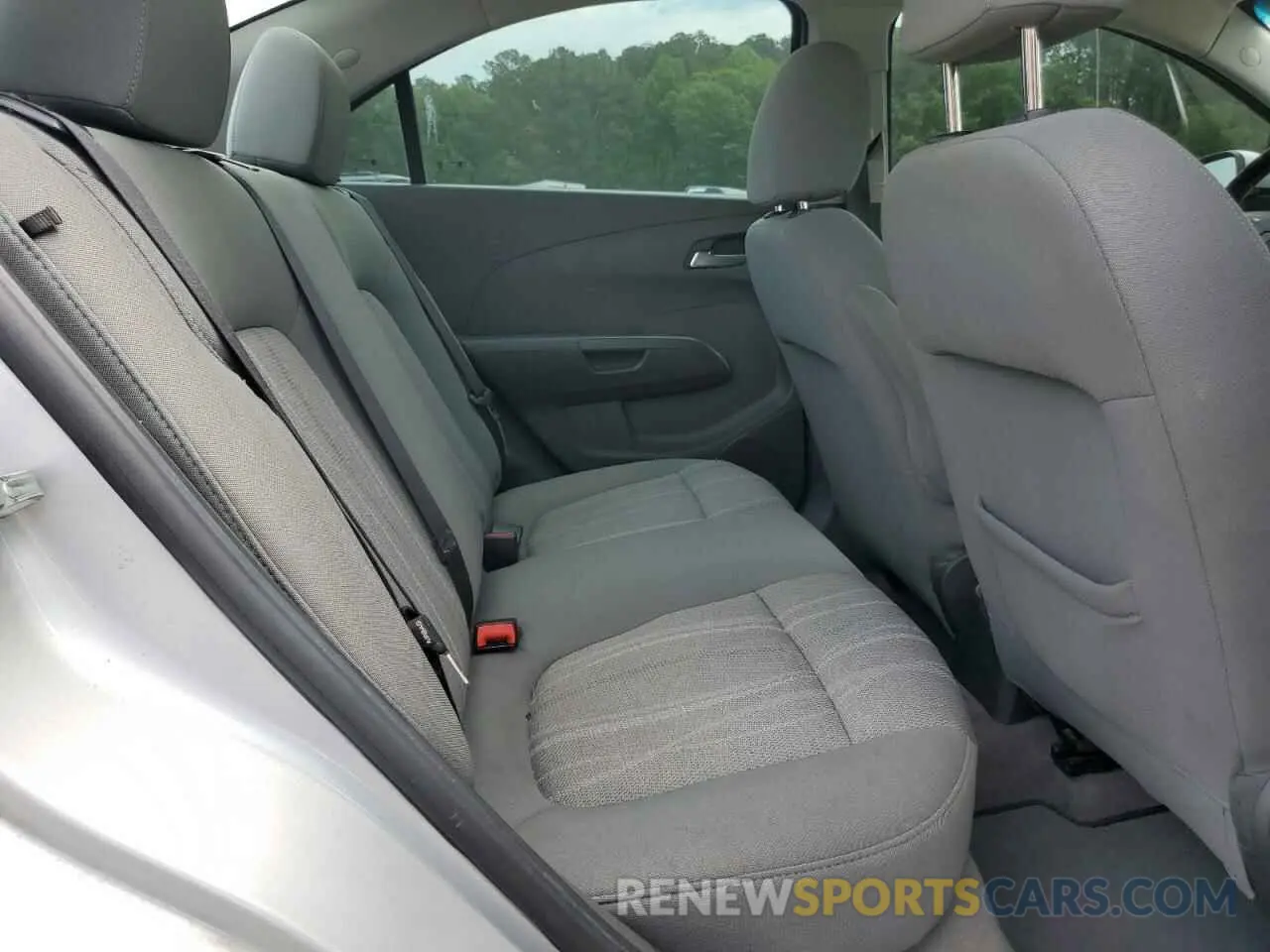 10 fotografías del automóvil dañado 1G1JD5SB1L4108704 CHEVROLET SONIC 2020