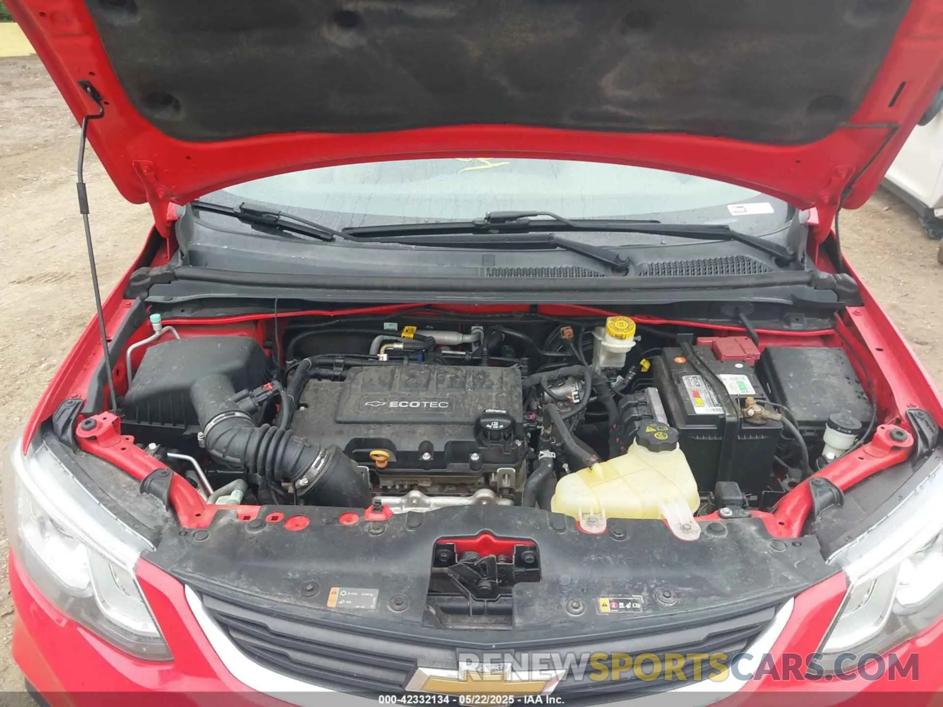 10 fotografías del automóvil dañado 1G1JD5SB3L4104217 CHEVROLET SONIC 2020