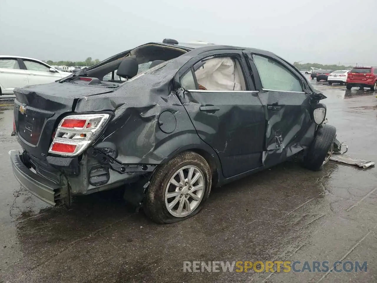 3 fotografías del automóvil dañado 1G1JD5SB5L4103859 CHEVROLET SONIC 2020