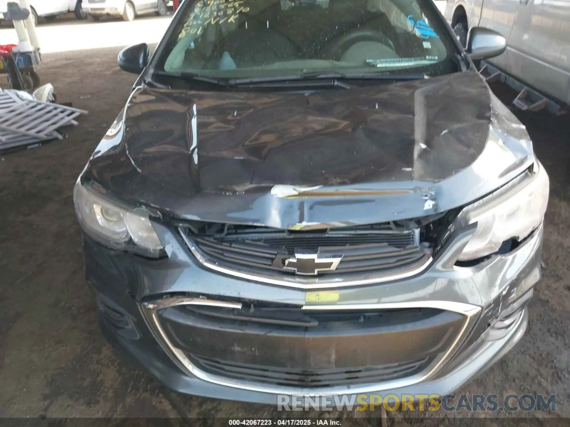 6 fotografías del automóvil dañado 1G1JD5SB6L4122565 CHEVROLET SONIC 2020