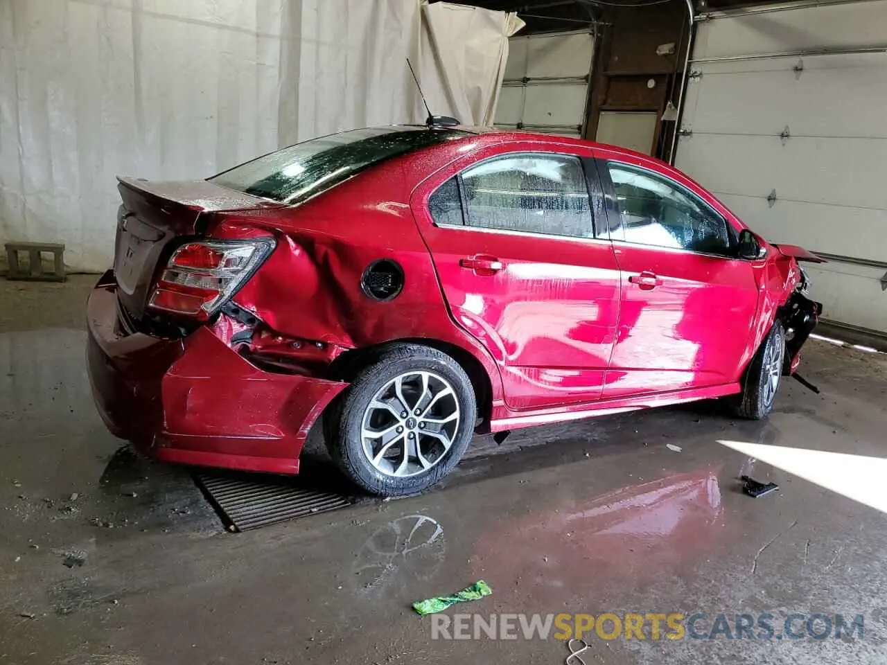 3 fotografías del automóvil dañado 1G1JD5SB6L4142413 CHEVROLET SONIC 2020