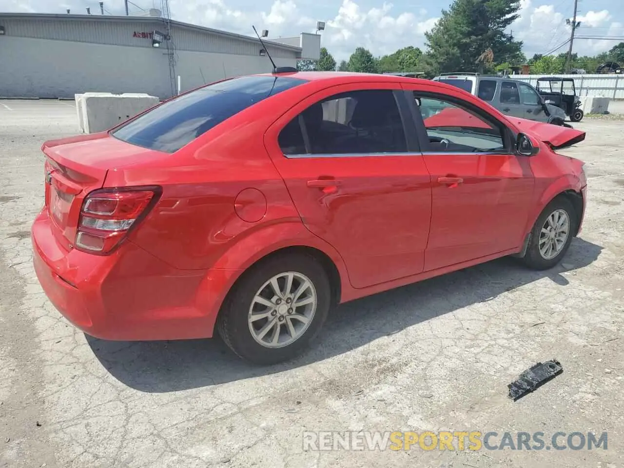 3 fotografías del automóvil dañado 1G1JD5SB8L4103807 CHEVROLET SONIC 2020