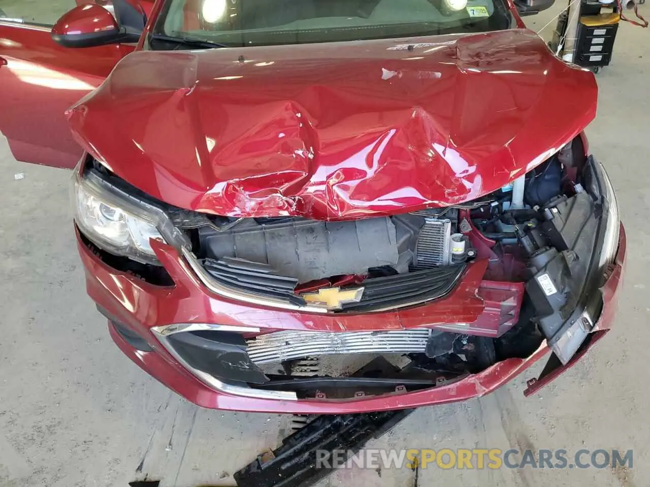 12 fotografías del automóvil dañado 1G1JD5SB8L4104830 CHEVROLET SONIC 2020
