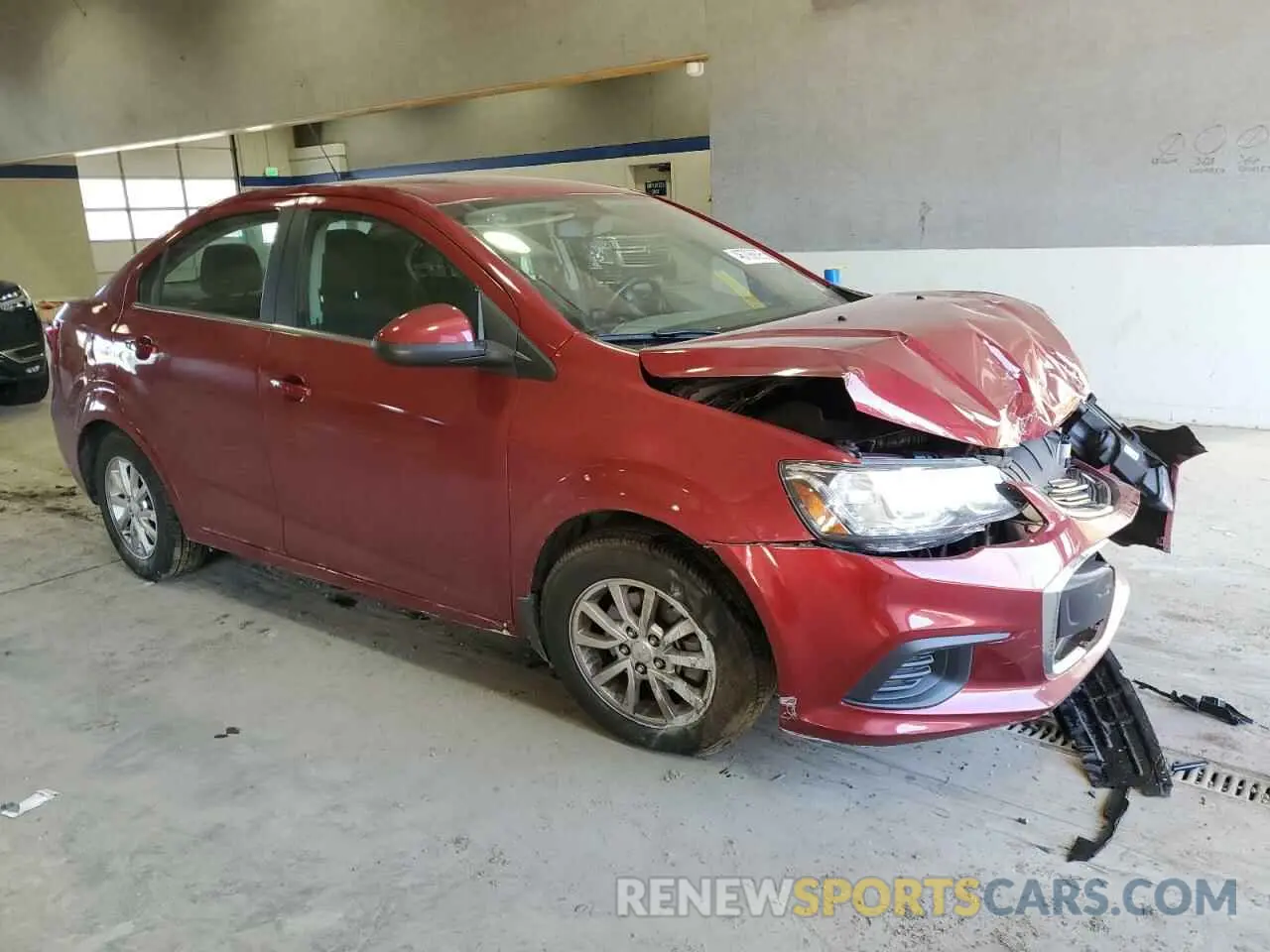 4 fotografías del automóvil dañado 1G1JD5SB8L4104830 CHEVROLET SONIC 2020