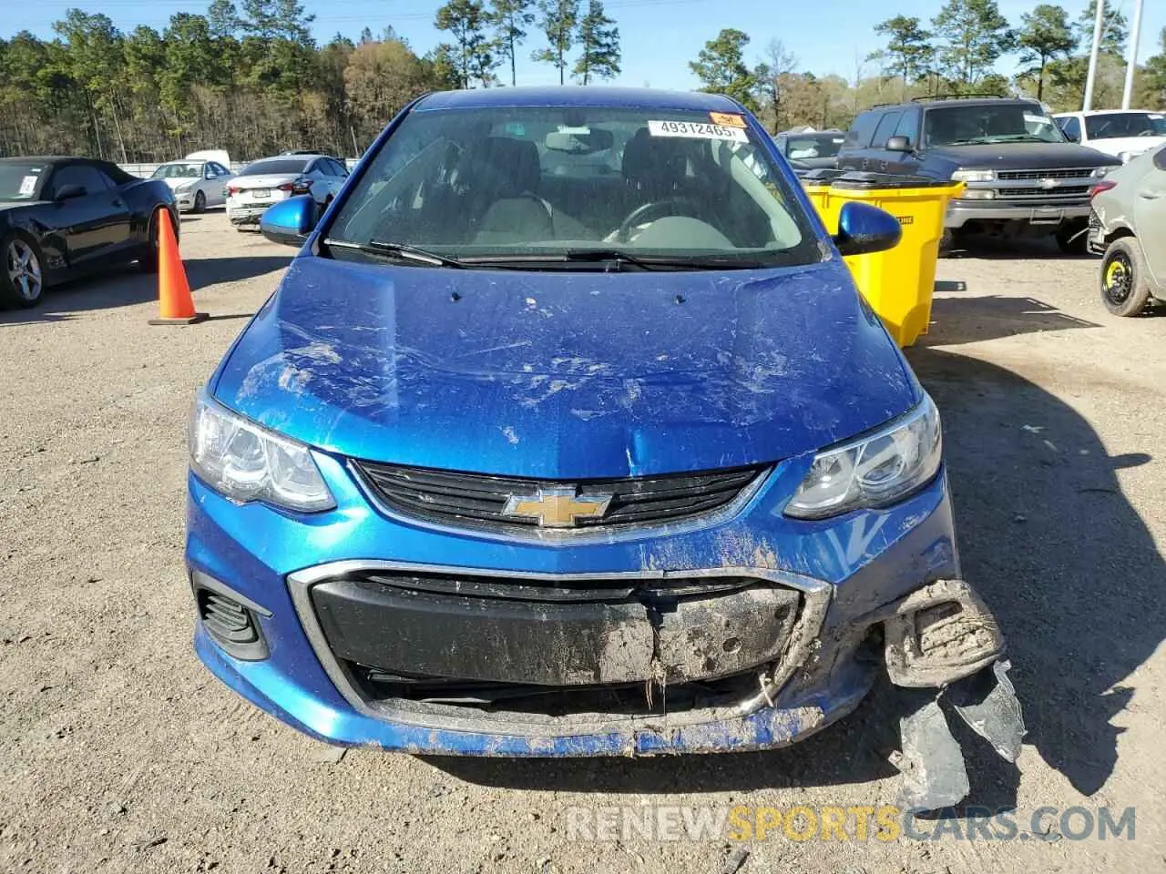5 fotografías del automóvil dañado 1G1JD5SBXL4141538 CHEVROLET SONIC 2020