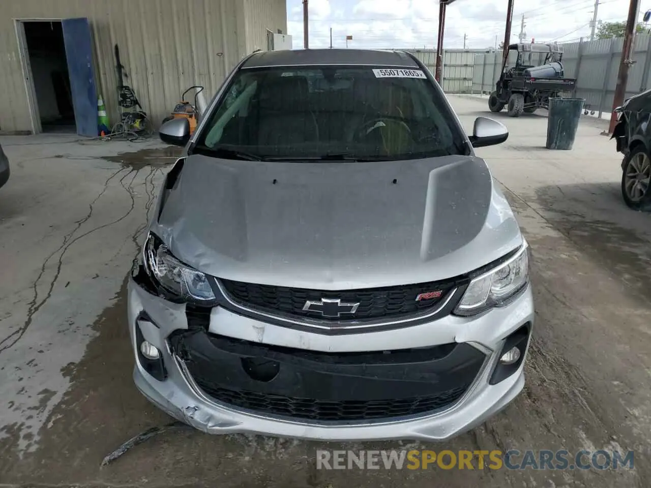 5 fotografías del automóvil dañado 1G1JD6SB4L4107388 CHEVROLET SONIC 2020