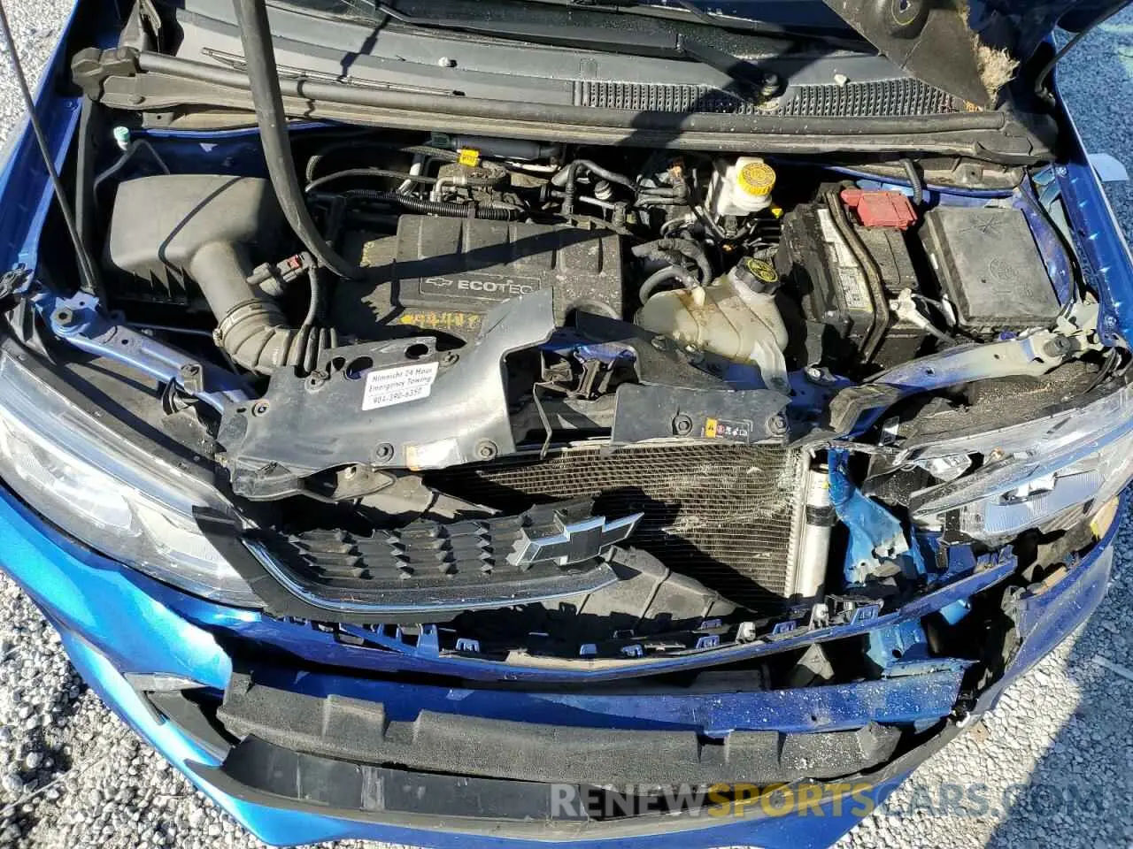 13 fotografías del automóvil dañado 1G1JD6SB9L4112487 CHEVROLET SONIC 2020