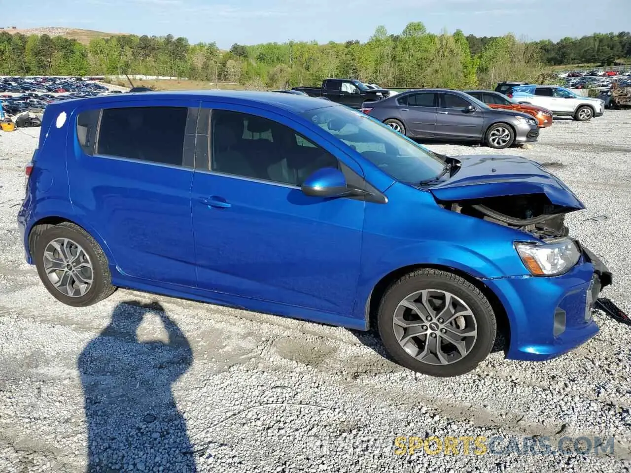 4 fotografías del automóvil dañado 1G1JD6SB9L4112487 CHEVROLET SONIC 2020