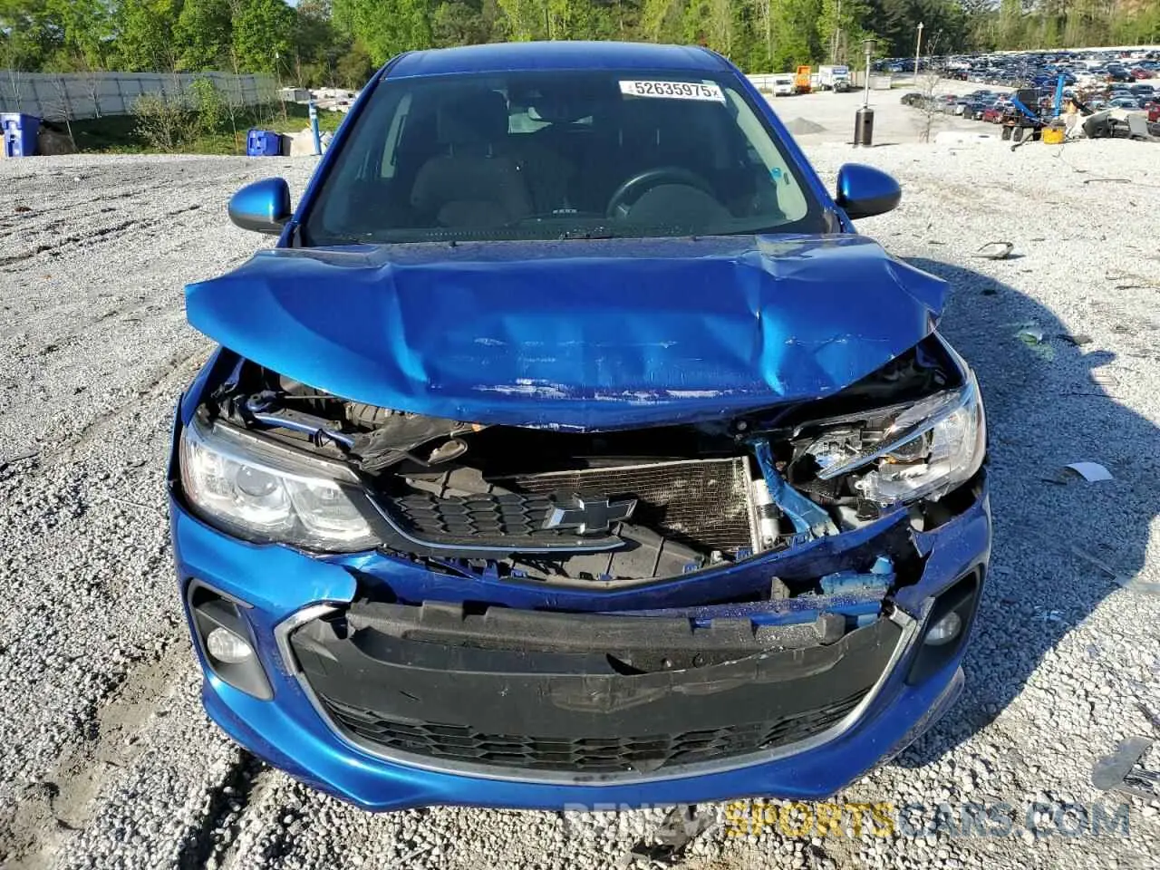 5 fotografías del automóvil dañado 1G1JD6SB9L4112487 CHEVROLET SONIC 2020