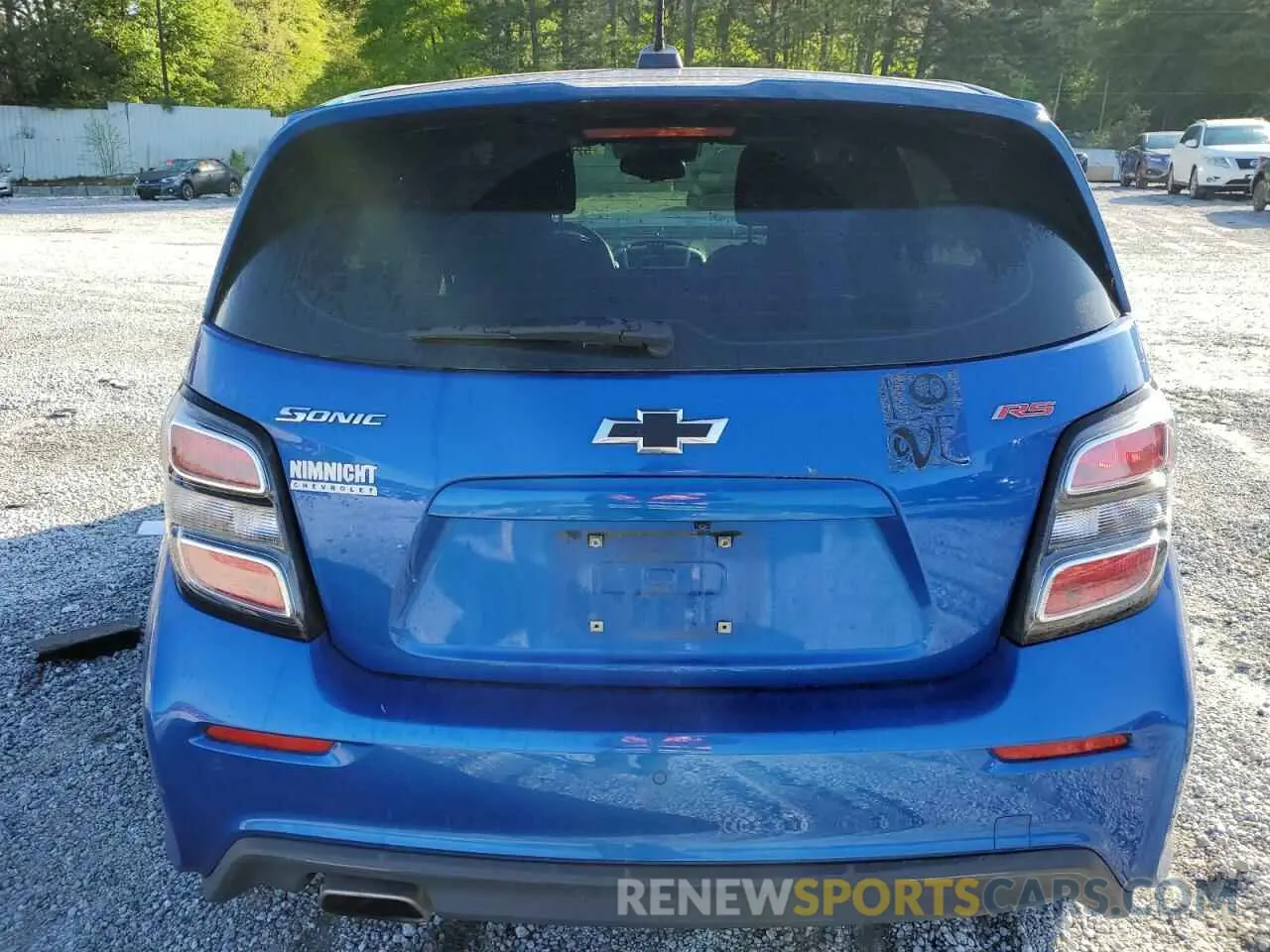 6 fotografías del automóvil dañado 1G1JD6SB9L4112487 CHEVROLET SONIC 2020