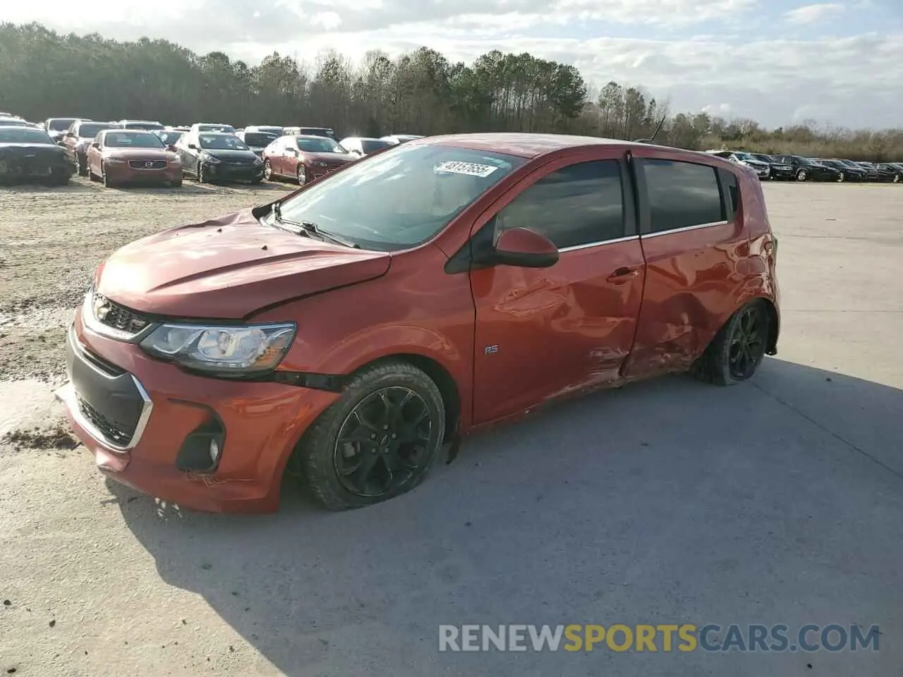 1 fotografías del automóvil dañado 1G1JD6SBXL4137625 CHEVROLET SONIC 2020