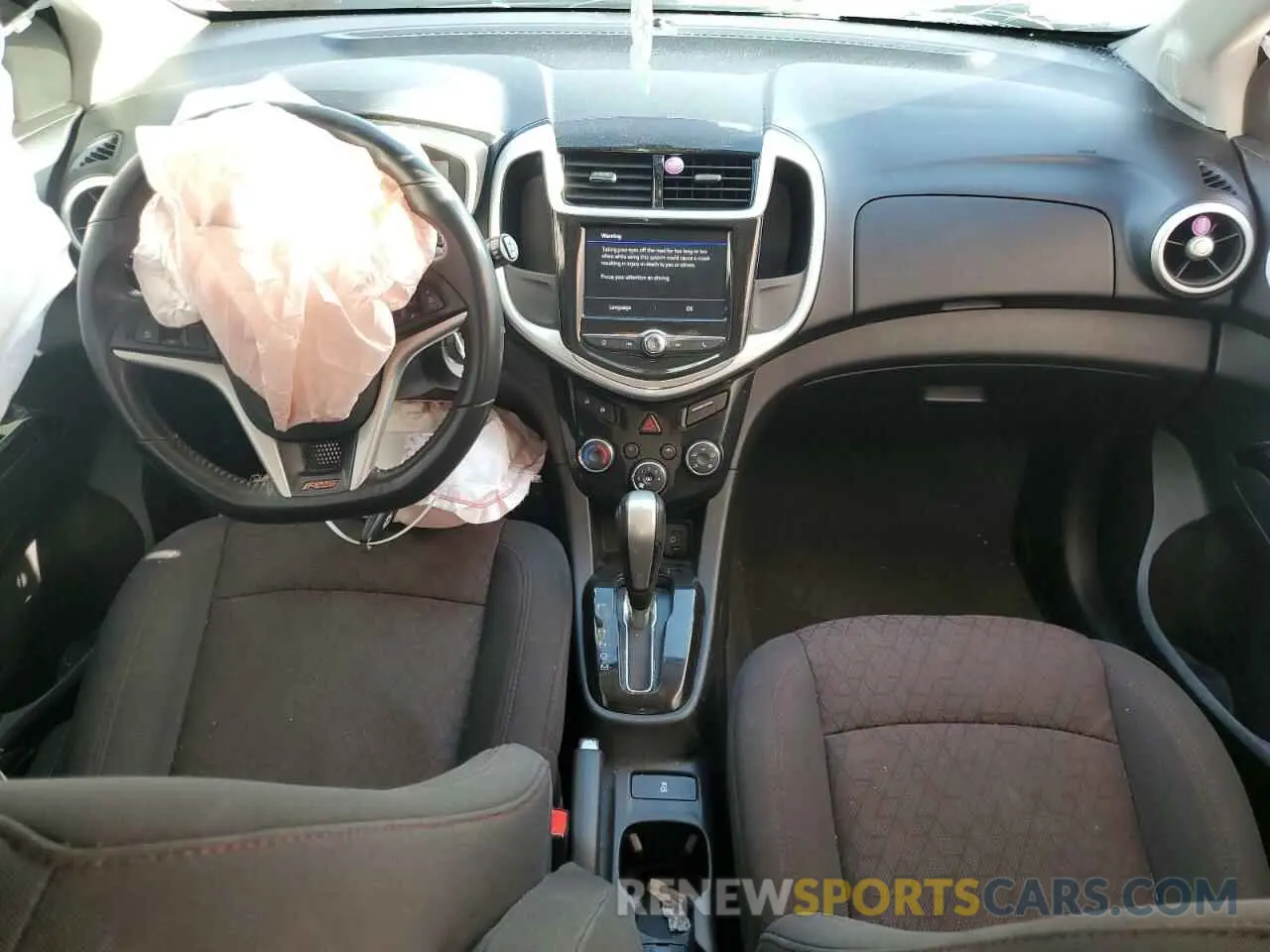8 fotografías del automóvil dañado 1G1JD6SBXL4137625 CHEVROLET SONIC 2020