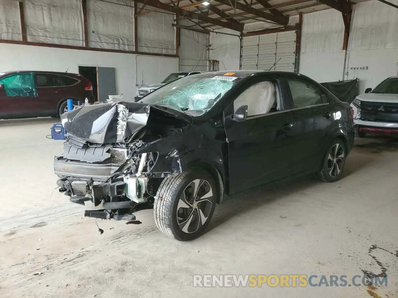 1 fotografías del automóvil dañado 1G1JF5SB0L4119879 CHEVROLET SONIC 2020