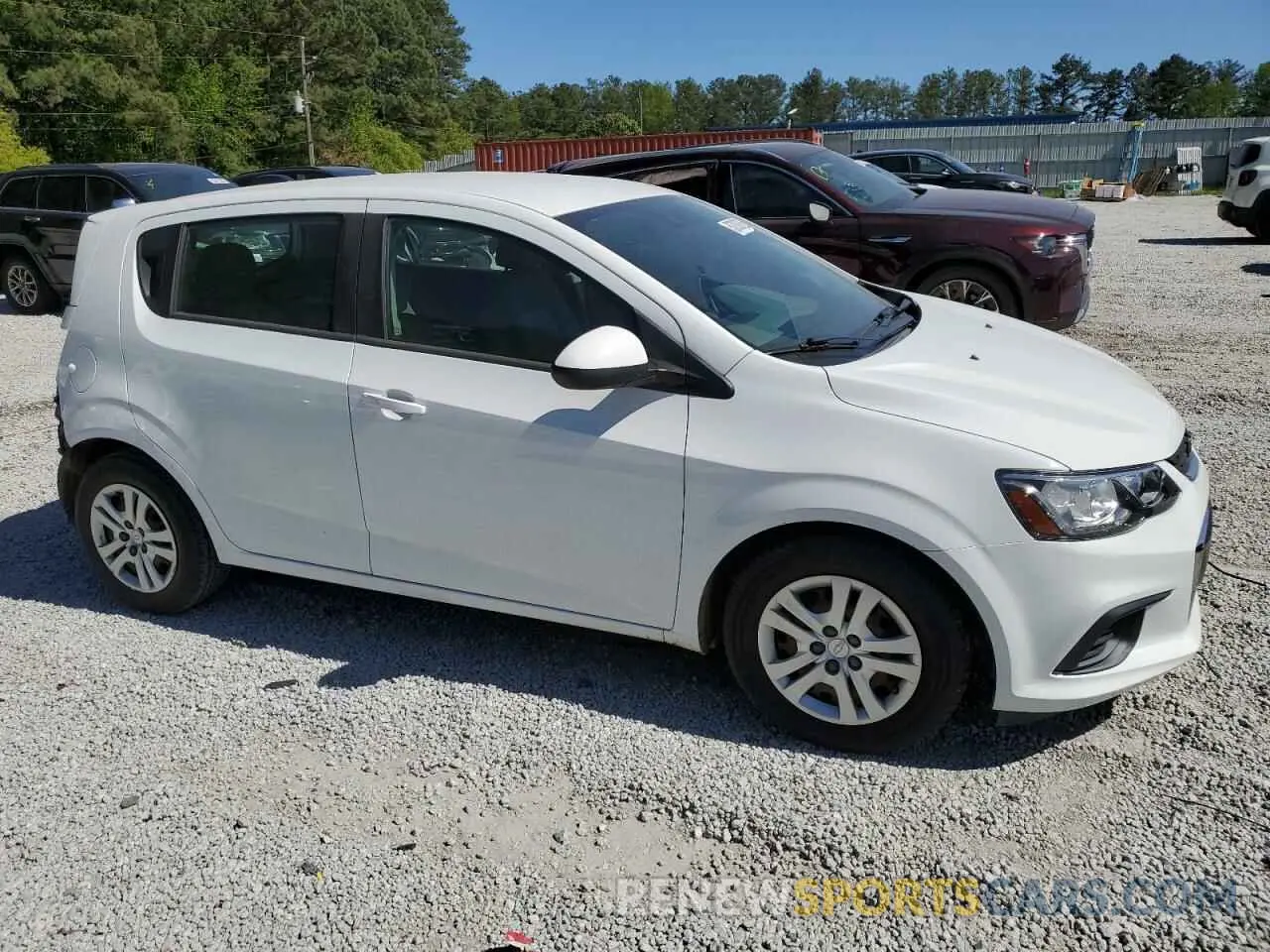 4 fotografías del automóvil dañado 1G1JG6SB1L4123278 CHEVROLET SONIC 2020