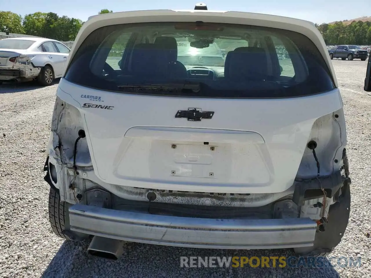6 fotografías del automóvil dañado 1G1JG6SB1L4123278 CHEVROLET SONIC 2020