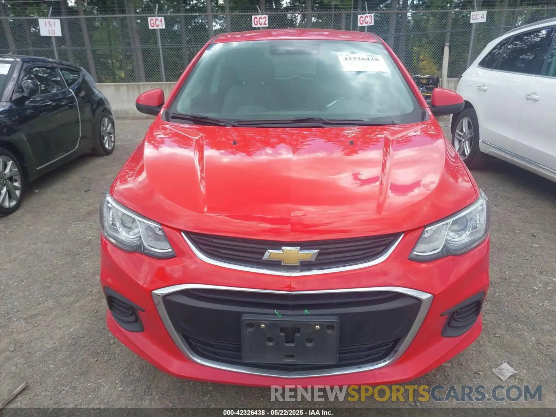 6 fotografías del automóvil dañado 1G1JG6SB2L4115688 CHEVROLET SONIC 2020
