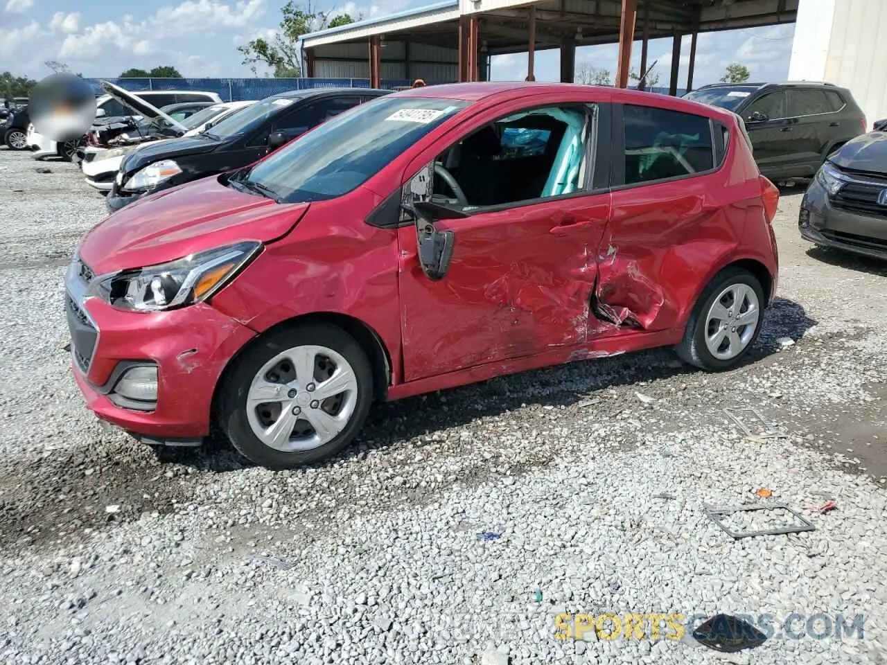 1 fotografías del automóvil dañado KL8CA6SA0KC809818 CHEVROLET SPARK 2019