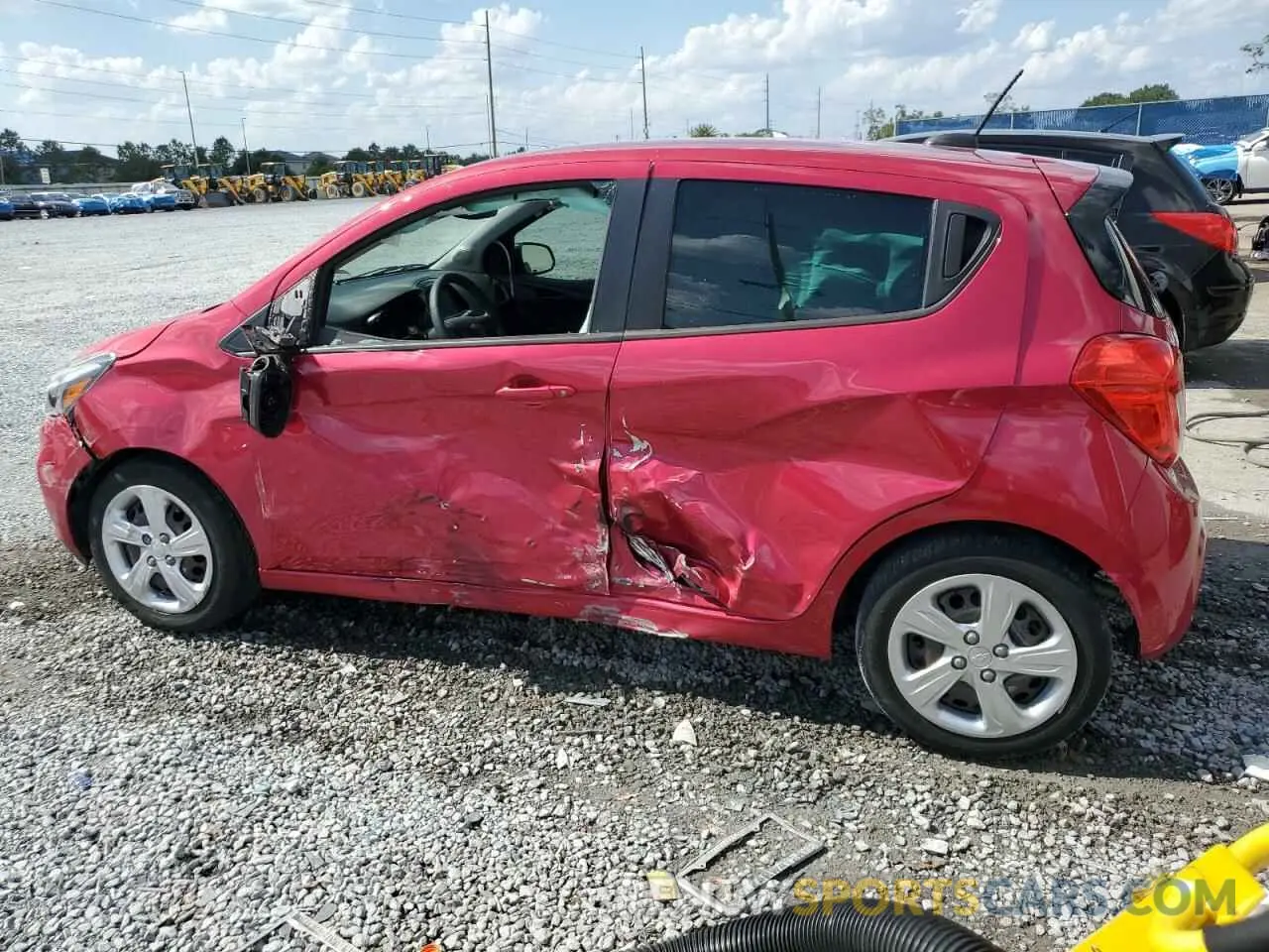 2 fotografías del automóvil dañado KL8CA6SA0KC809818 CHEVROLET SPARK 2019