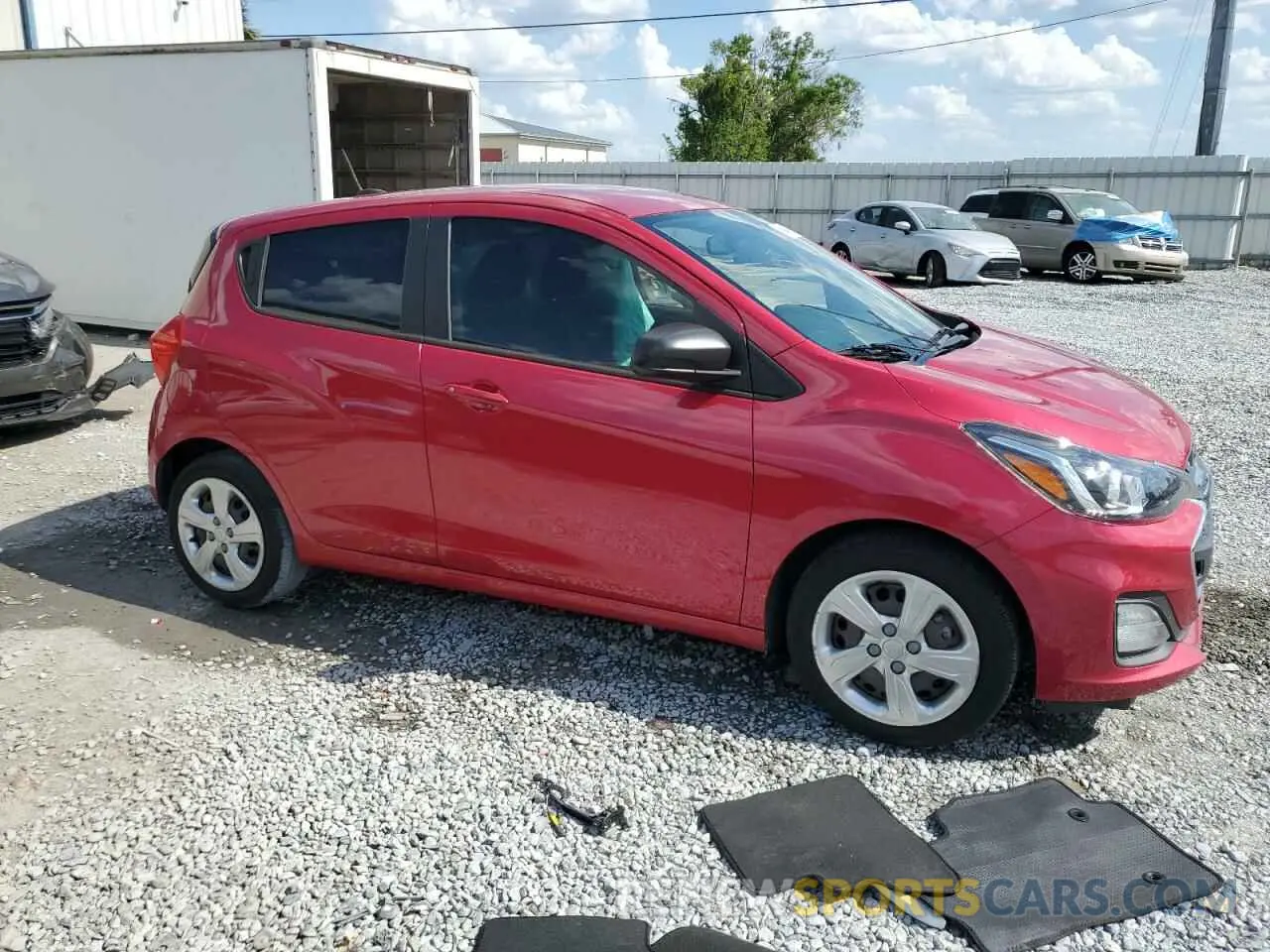 4 fotografías del automóvil dañado KL8CA6SA0KC809818 CHEVROLET SPARK 2019