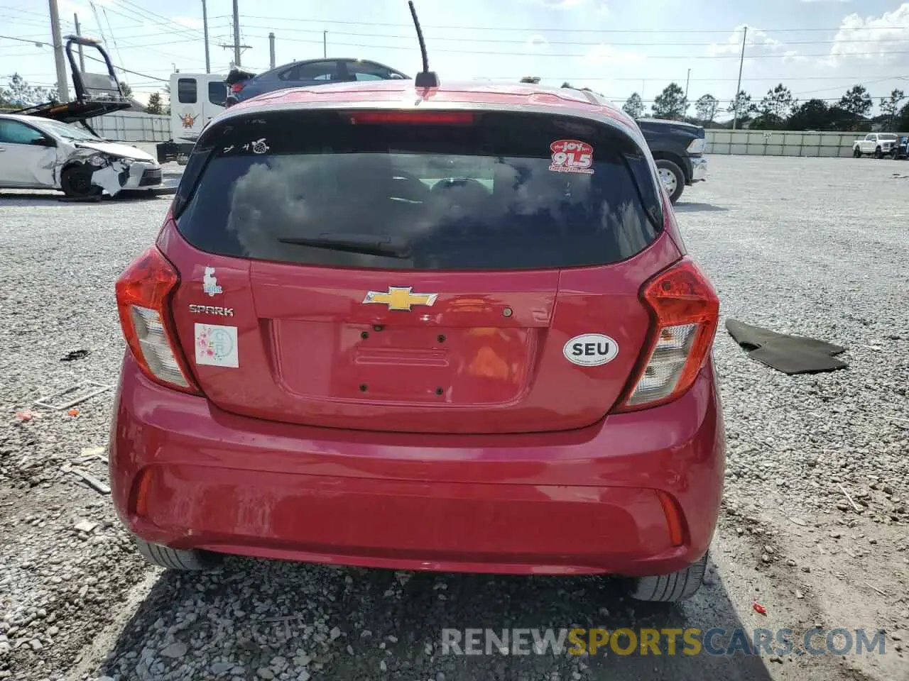 6 fotografías del automóvil dañado KL8CA6SA0KC809818 CHEVROLET SPARK 2019