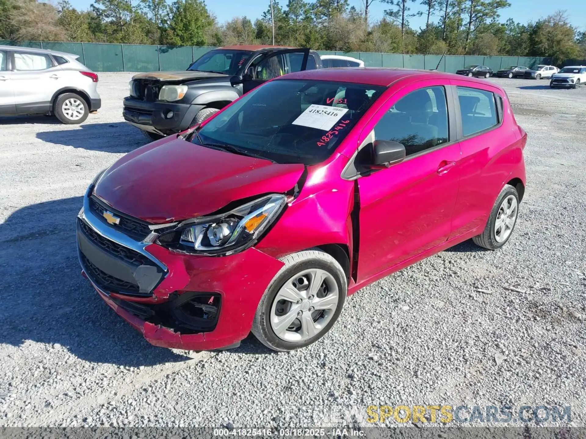 2 fotografías del automóvil dañado KL8CA6SA1KC747801 CHEVROLET SPARK 2019