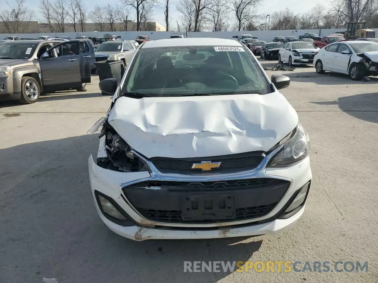 5 fotografías del automóvil dañado KL8CA6SA5KC704367 CHEVROLET SPARK 2019