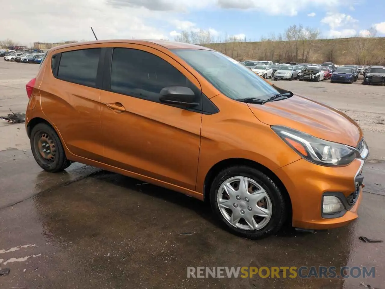 4 fotografías del automóvil dañado KL8CB6SA0KC765235 CHEVROLET SPARK 2019