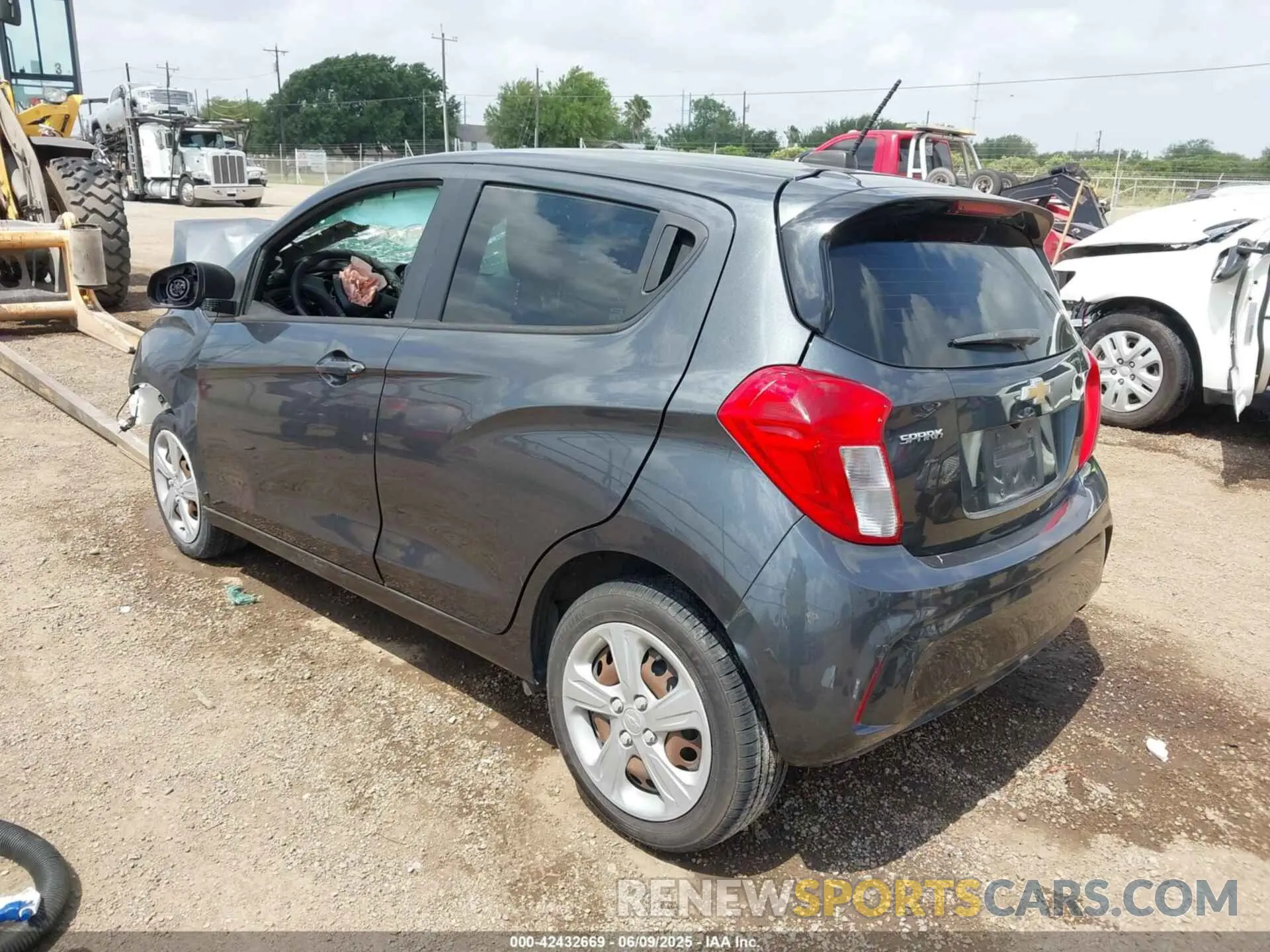 3 fotografías del automóvil dañado KL8CB6SA0KC818838 CHEVROLET SPARK 2019