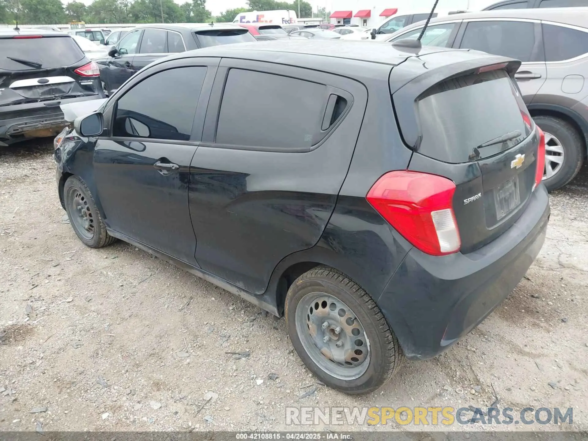 3 fotografías del automóvil dañado KL8CB6SA0KC820668 CHEVROLET SPARK 2019