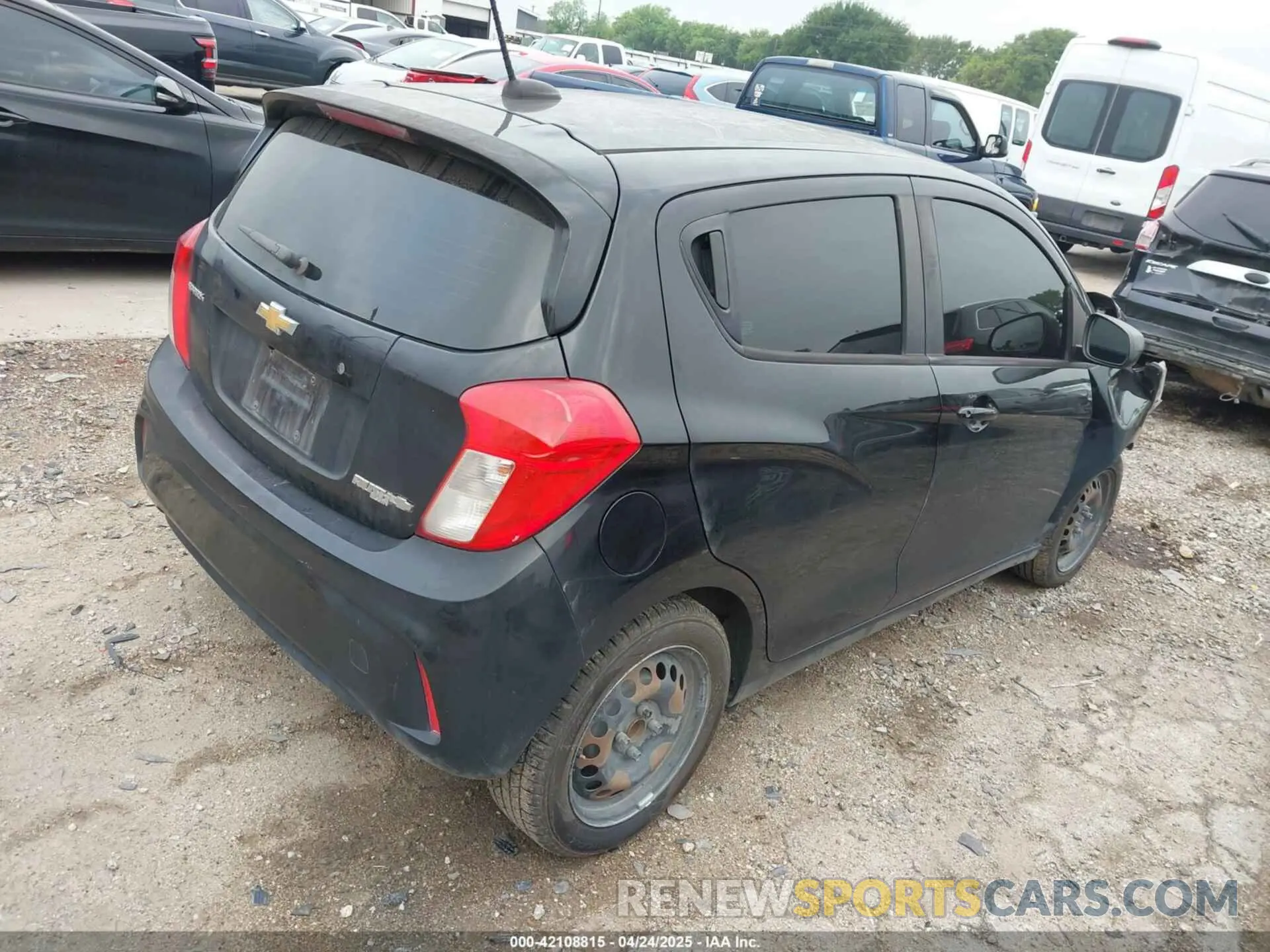 4 fotografías del automóvil dañado KL8CB6SA0KC820668 CHEVROLET SPARK 2019