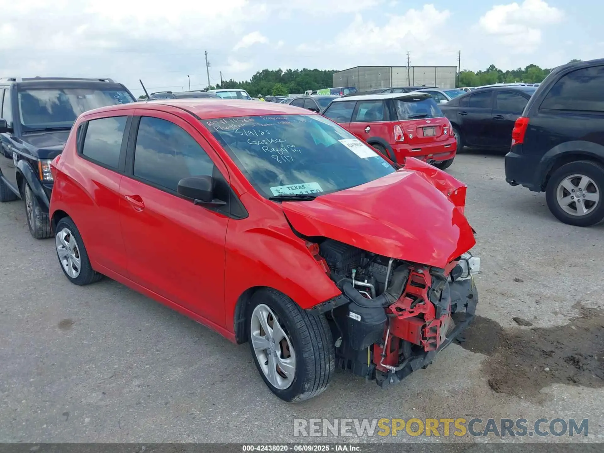 1 fotografías del automóvil dañado KL8CB6SA1KC718117 CHEVROLET SPARK 2019