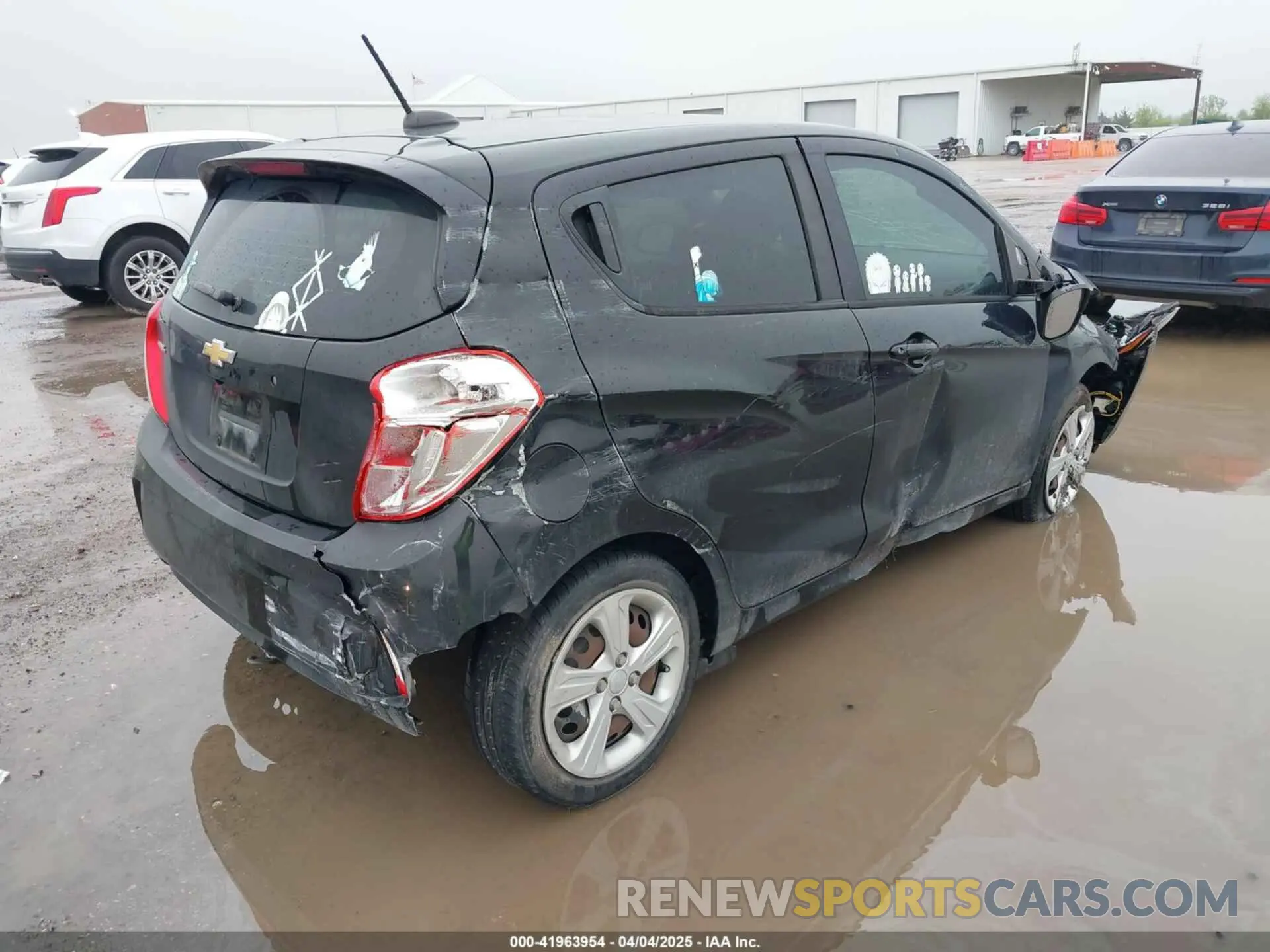 4 fotografías del automóvil dañado KL8CB6SA1KC734687 CHEVROLET SPARK 2019