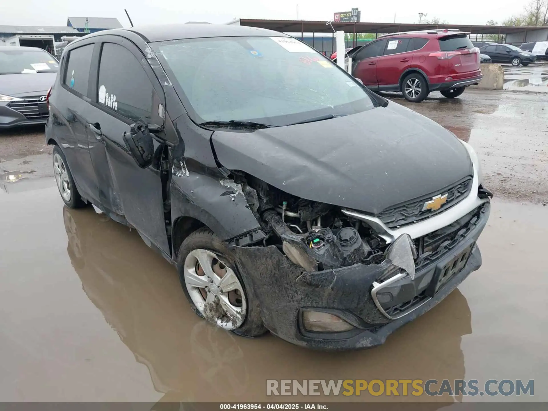 6 fotografías del automóvil dañado KL8CB6SA1KC734687 CHEVROLET SPARK 2019