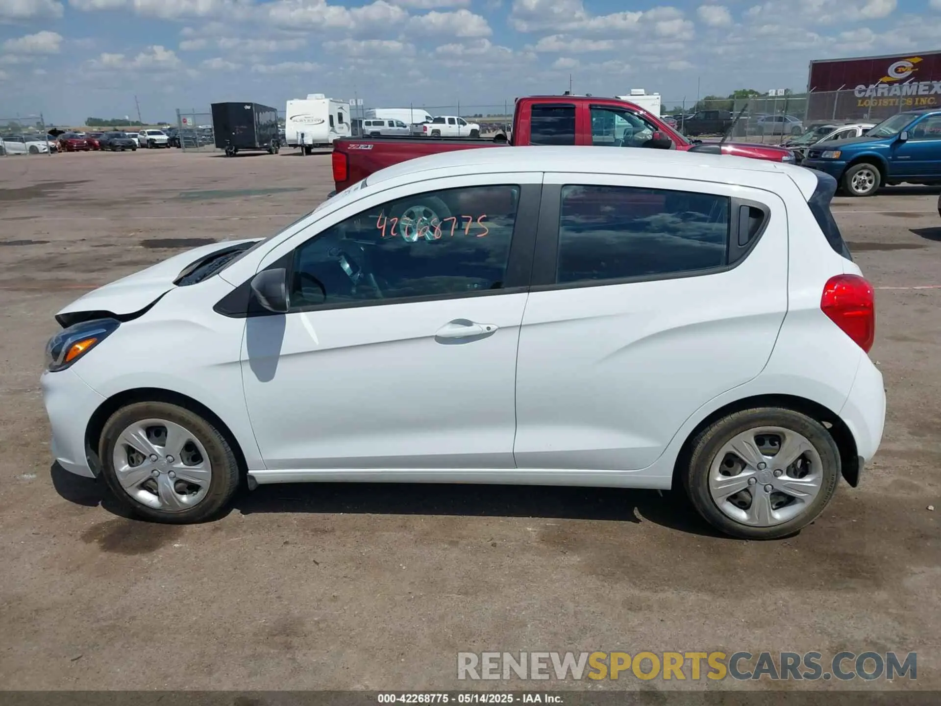 14 fotografías del automóvil dañado KL8CB6SA1KC751747 CHEVROLET SPARK 2019