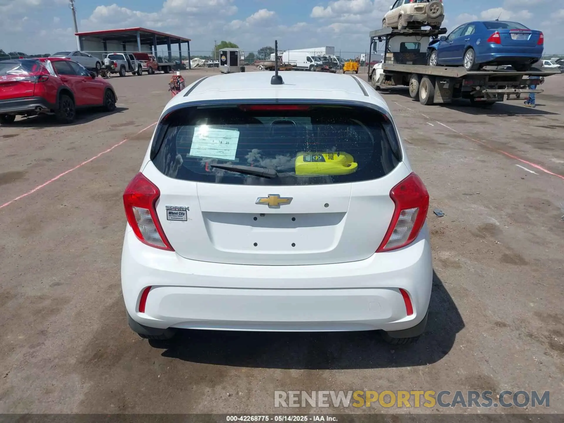 16 fotografías del automóvil dañado KL8CB6SA1KC751747 CHEVROLET SPARK 2019