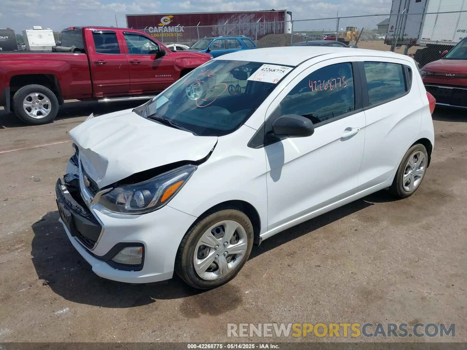 2 fotografías del automóvil dañado KL8CB6SA1KC751747 CHEVROLET SPARK 2019