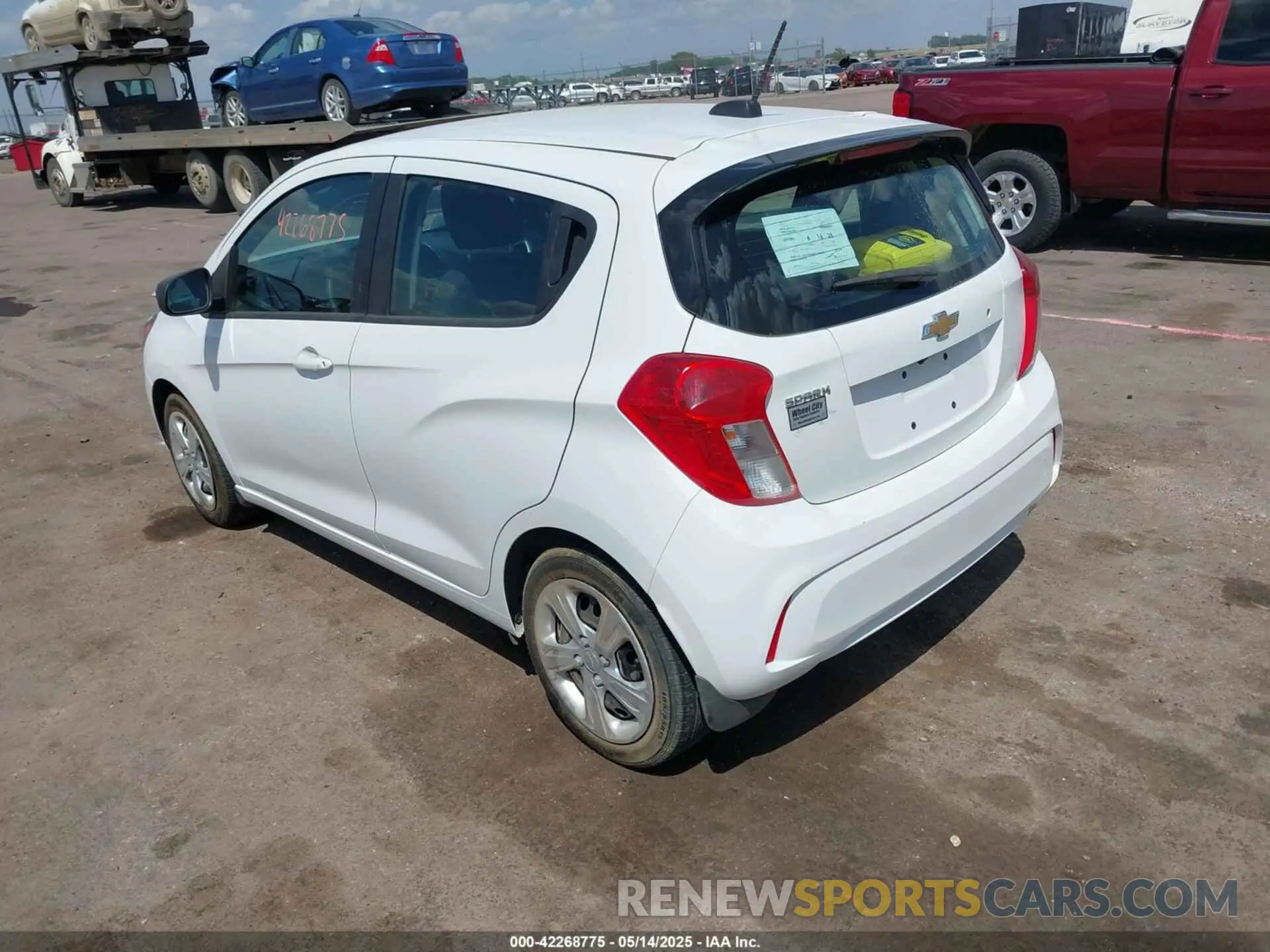 3 fotografías del automóvil dañado KL8CB6SA1KC751747 CHEVROLET SPARK 2019