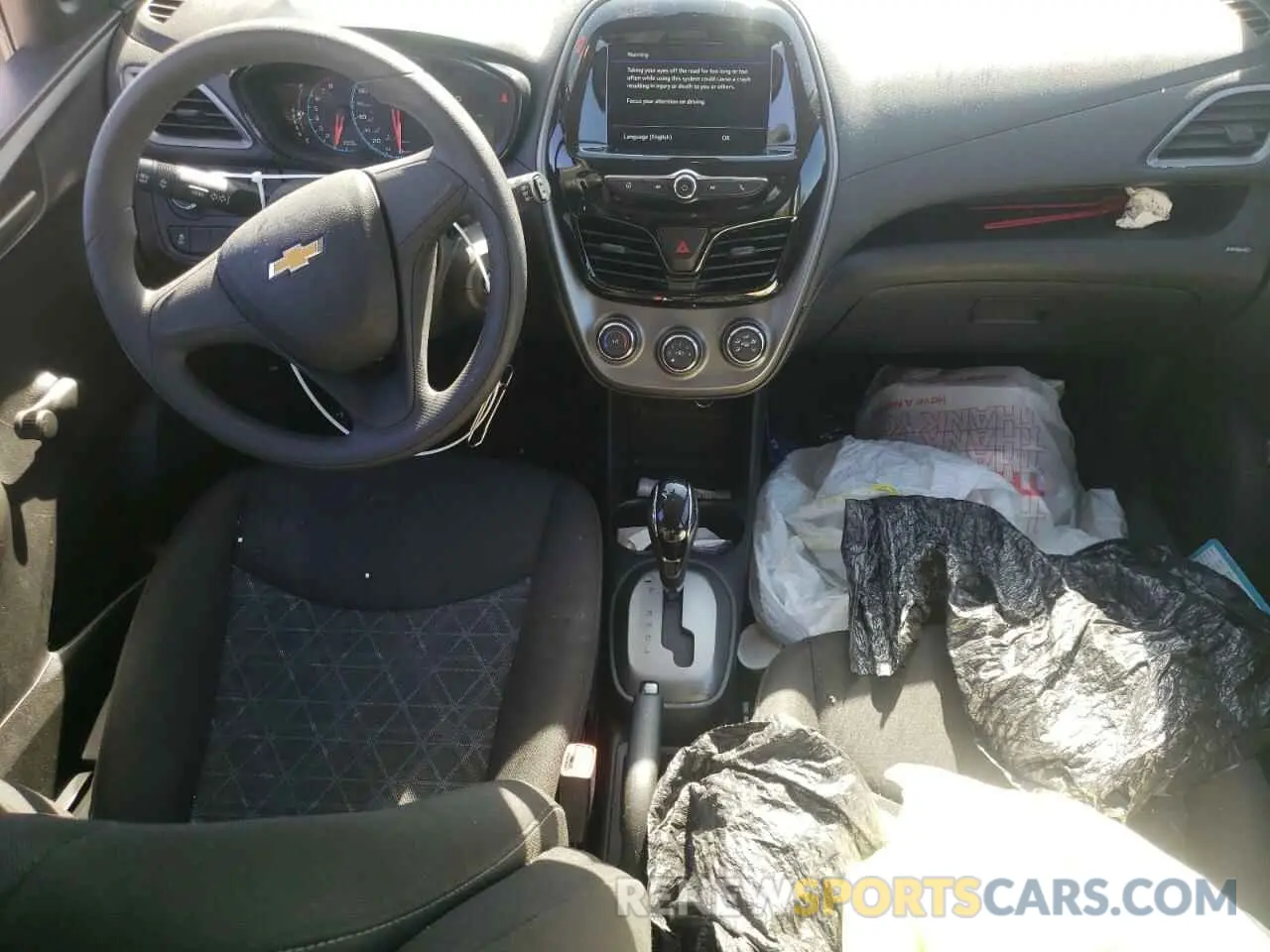 8 fotografías del automóvil dañado KL8CB6SA2KC782084 CHEVROLET SPARK 2019