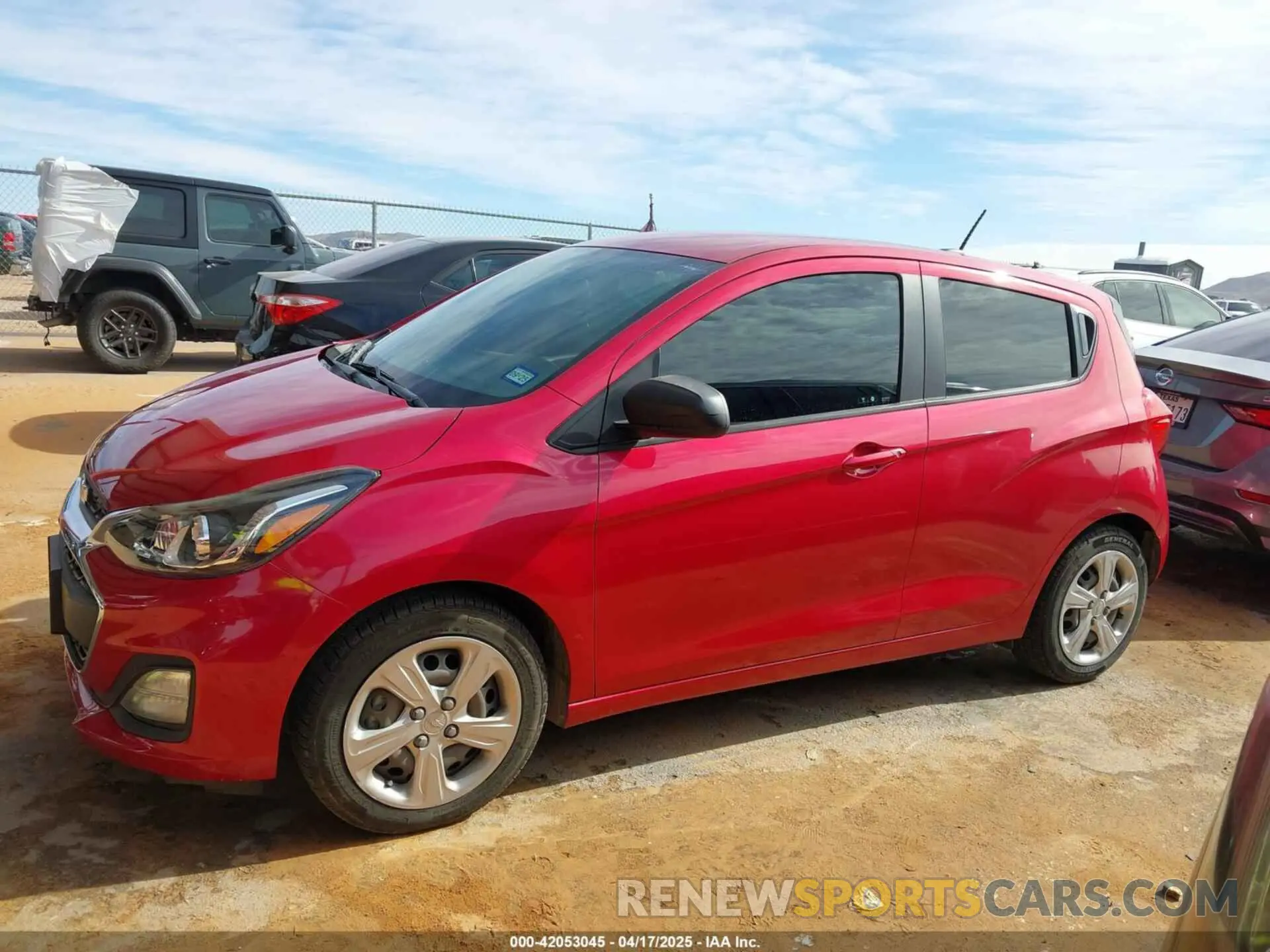 14 fotografías del automóvil dañado KL8CB6SA2KC816752 CHEVROLET SPARK 2019