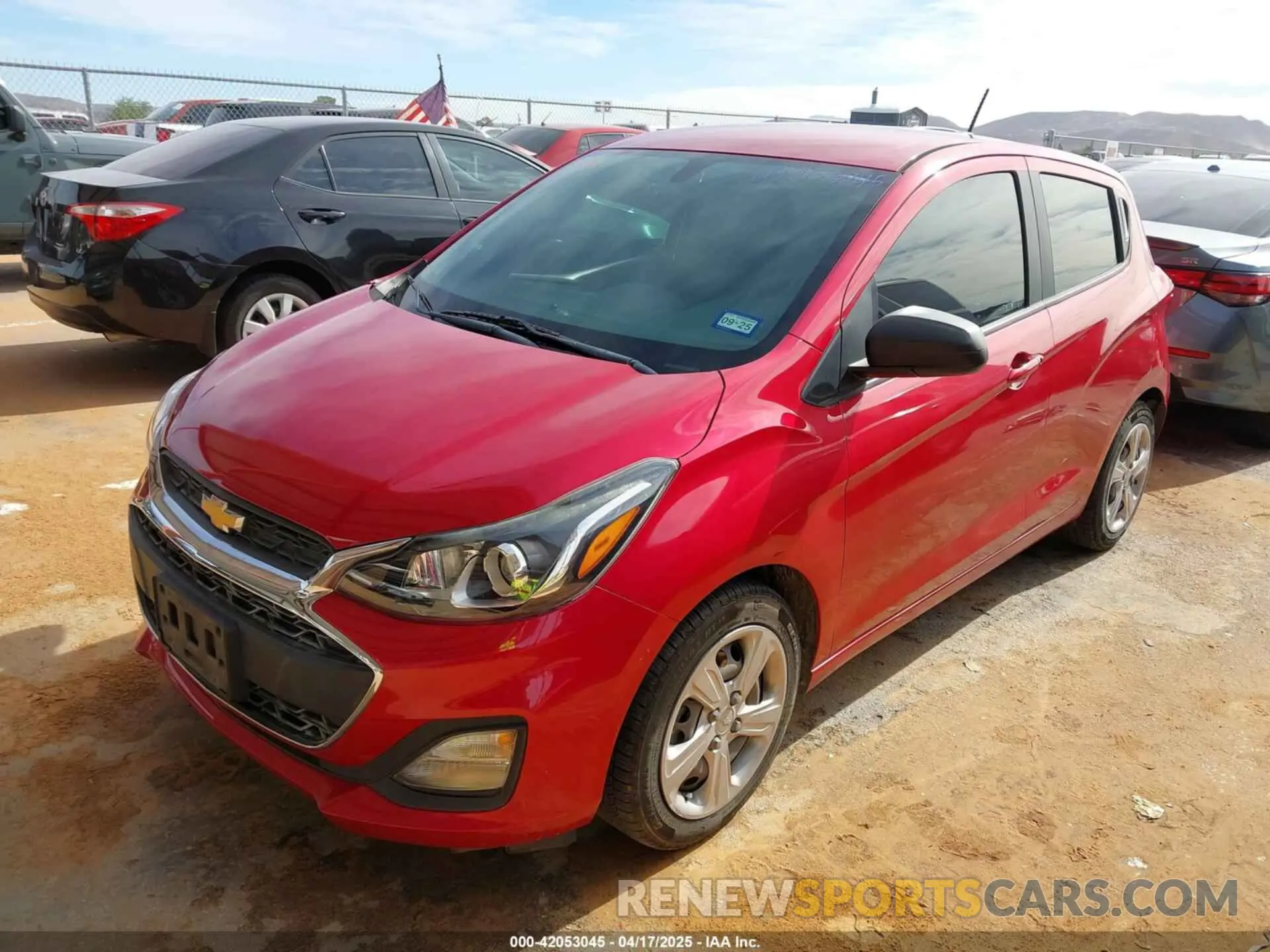 2 fotografías del automóvil dañado KL8CB6SA2KC816752 CHEVROLET SPARK 2019