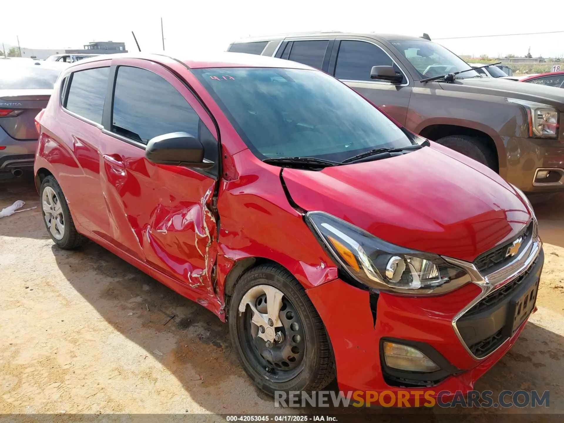 6 fotografías del automóvil dañado KL8CB6SA2KC816752 CHEVROLET SPARK 2019