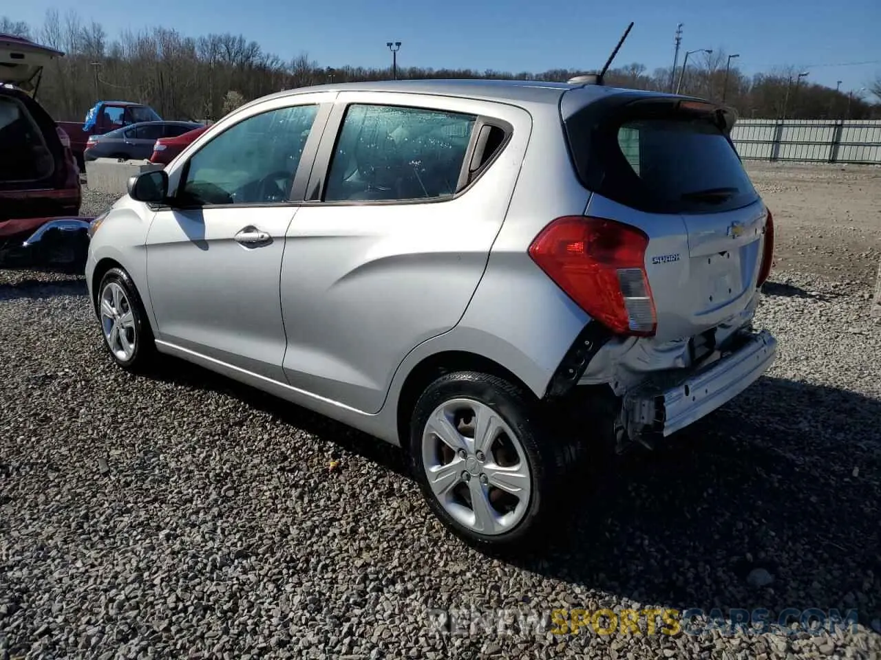 2 fotografías del automóvil dañado KL8CB6SA3KC702453 CHEVROLET SPARK 2019