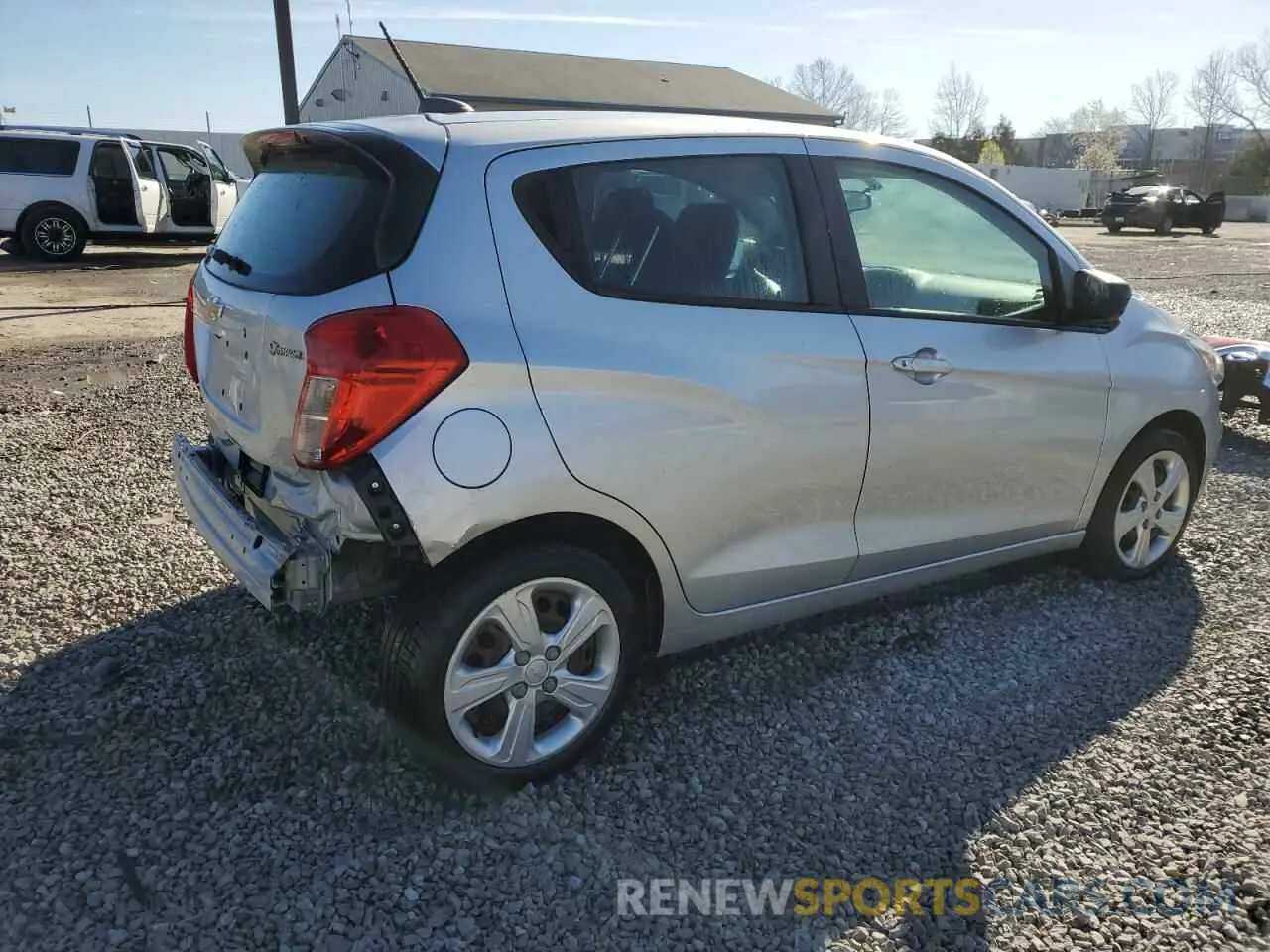 3 fotografías del automóvil dañado KL8CB6SA3KC702453 CHEVROLET SPARK 2019