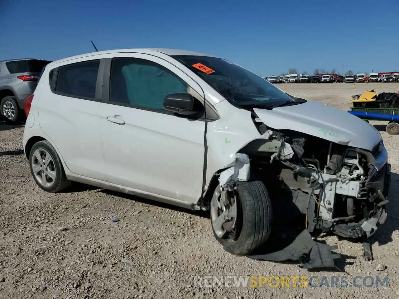 4 fotografías del automóvil dañado KL8CB6SA3KC806988 CHEVROLET SPARK 2019