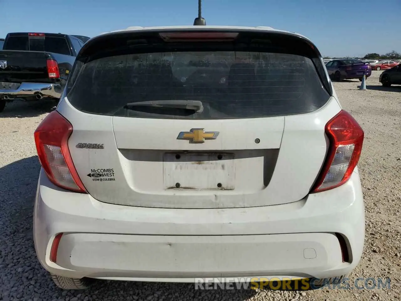 6 fotografías del automóvil dañado KL8CB6SA3KC806988 CHEVROLET SPARK 2019