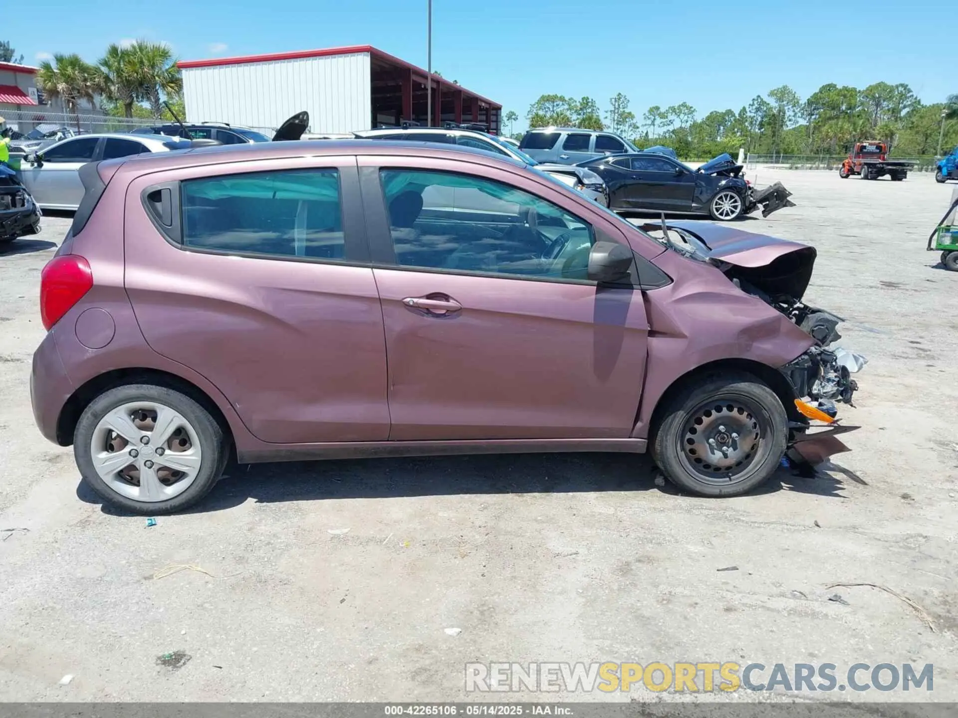 14 fotografías del automóvil dañado KL8CB6SA4KC705488 CHEVROLET SPARK 2019