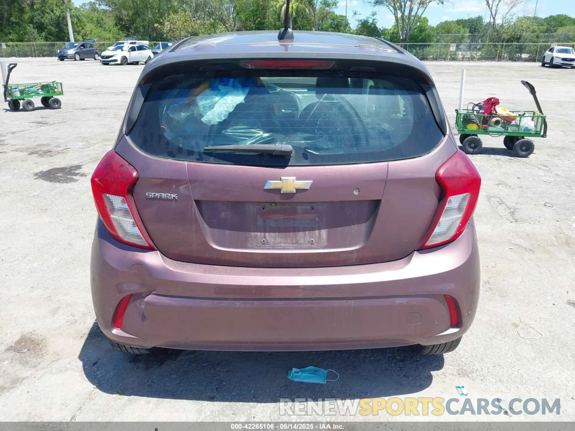 17 fotografías del automóvil dañado KL8CB6SA4KC705488 CHEVROLET SPARK 2019